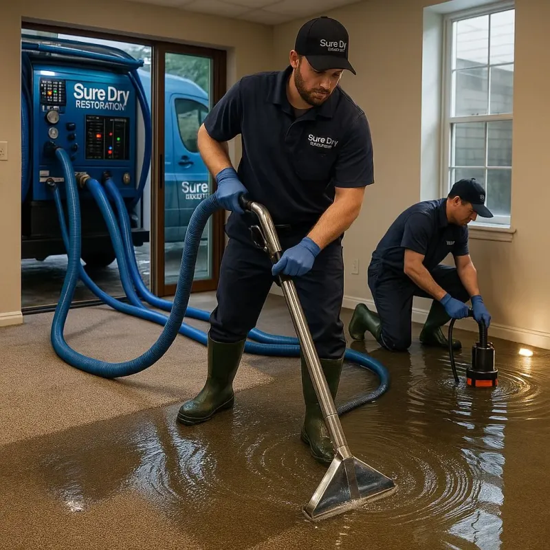 Water Extraction and Removal process in Rutherford, TN